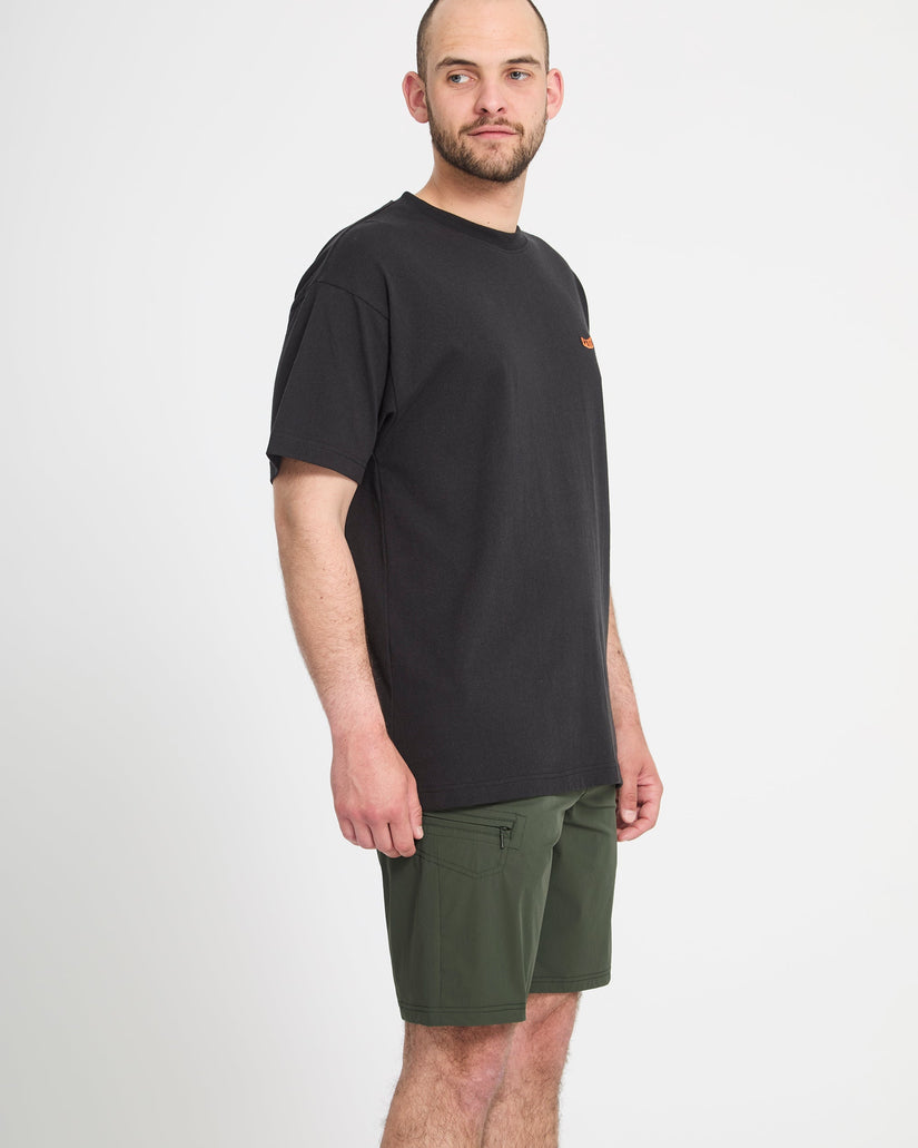 Cashed In Cargo 20" Hybrid Short - Squadron Green