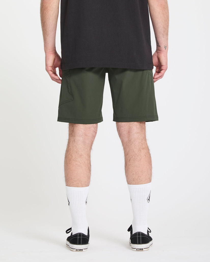 Cashed In Cargo 20" Hybrid Short - Squadron Green