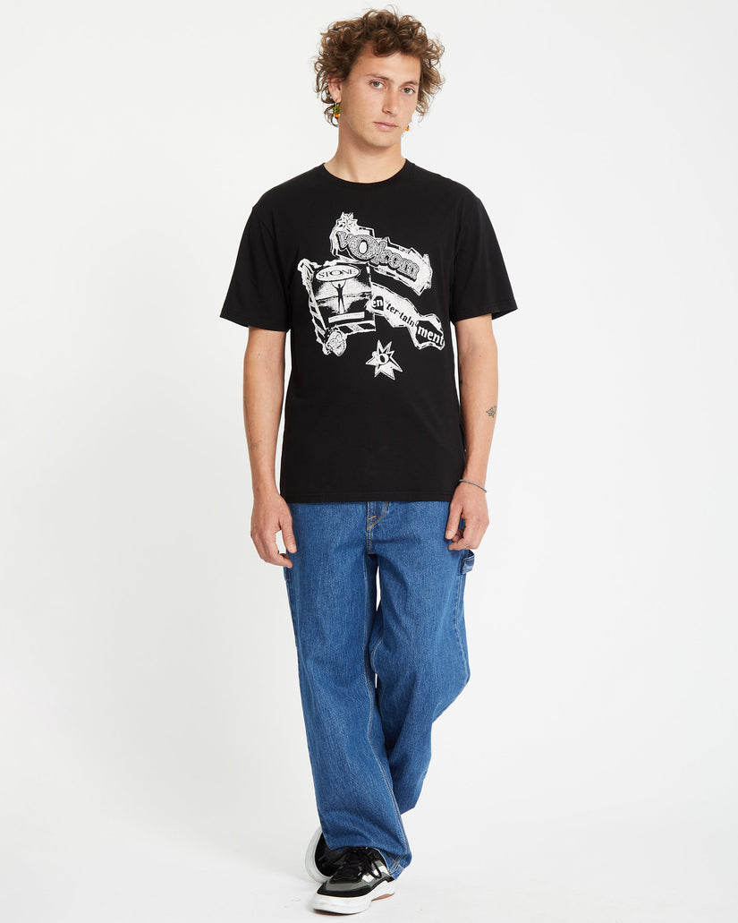 V Ent T-shirt - BLACK