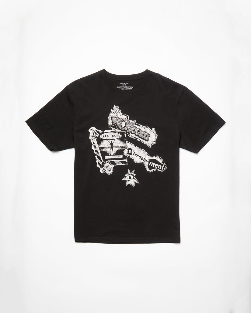 V Ent T-shirt - BLACK