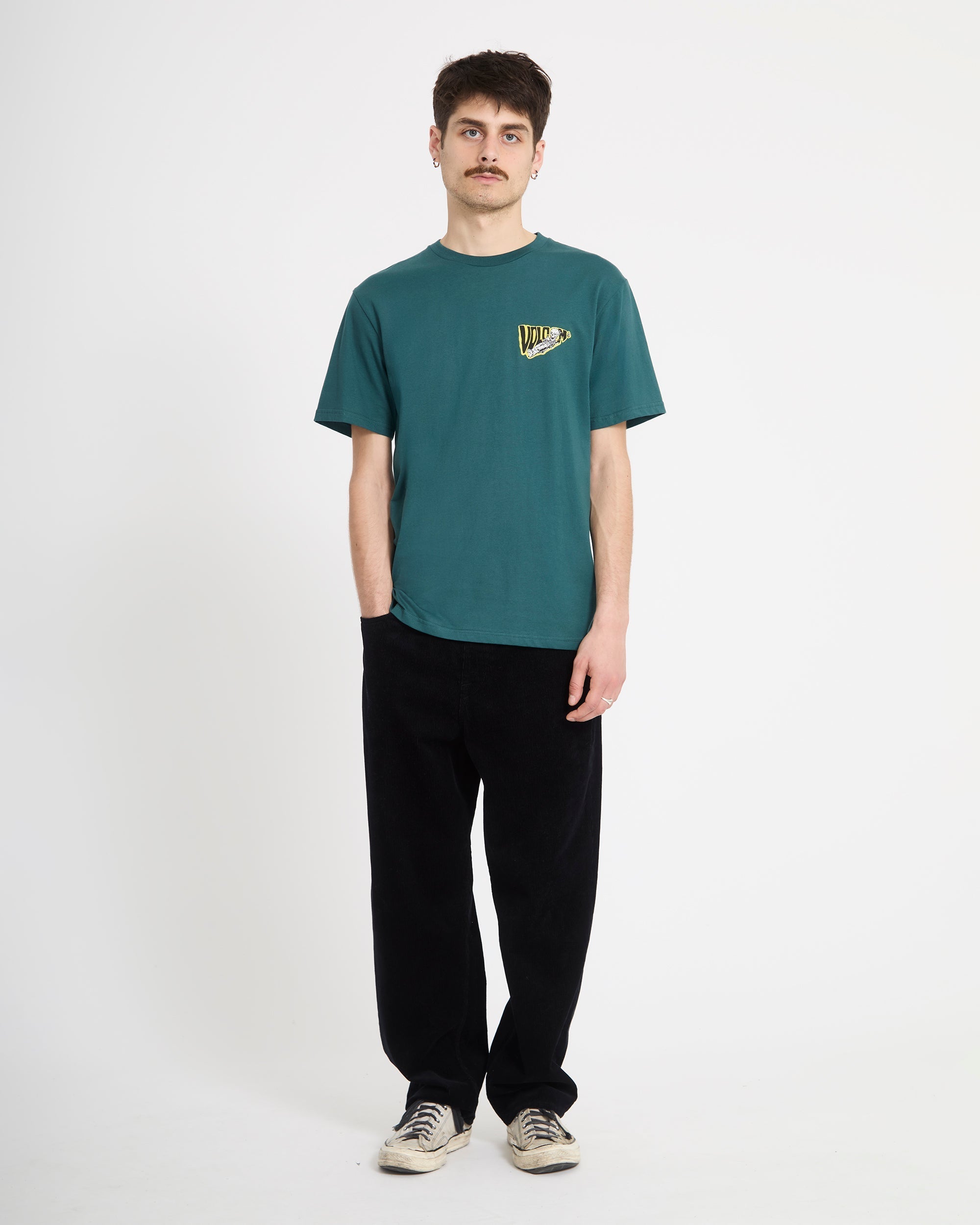 Alix Coffin T-Shirt - Rifle Green - Men - Volcom EU – Volcom