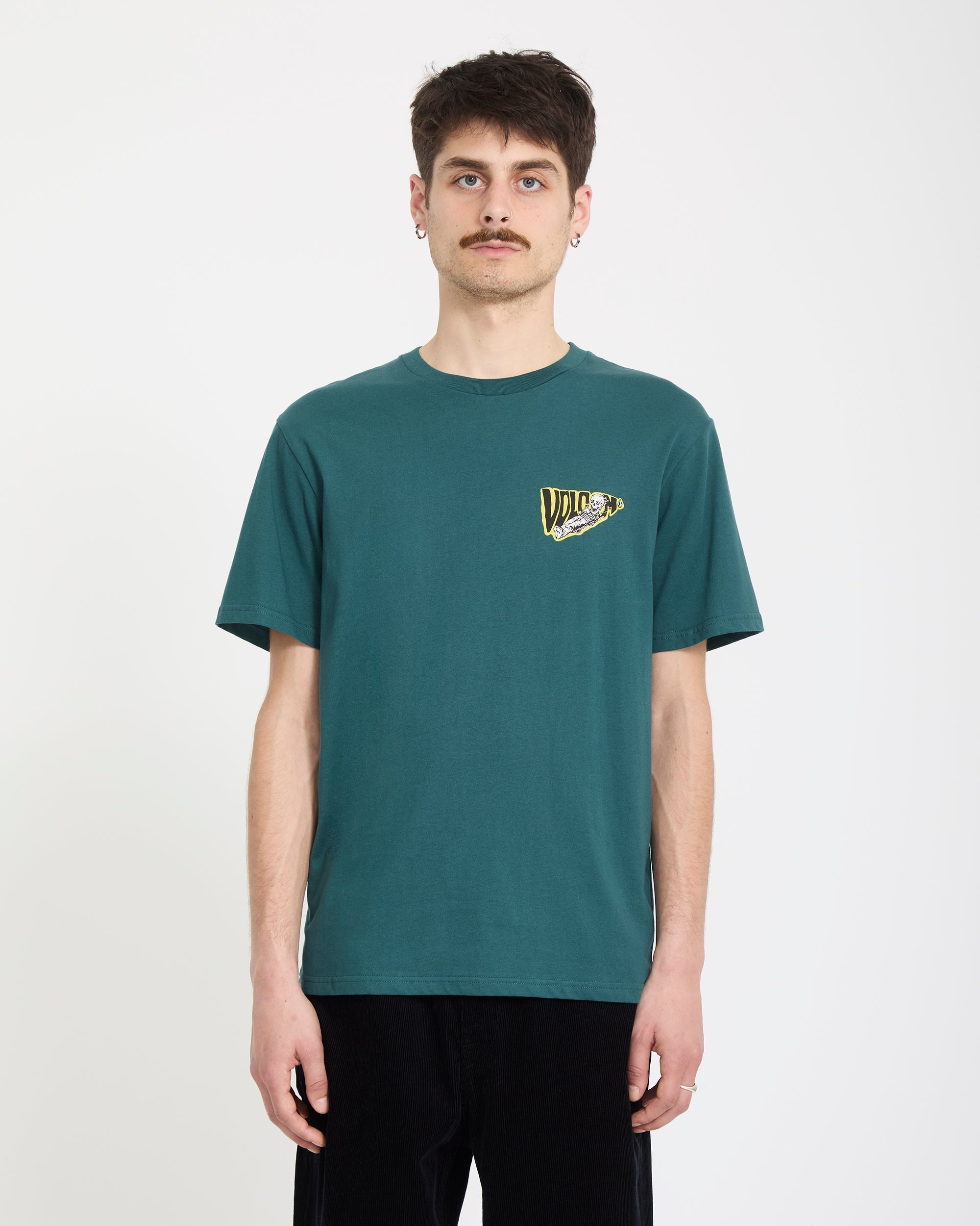 Alix Coffin T-Shirt - Rifle Green - Men - Volcom UK – Volcom