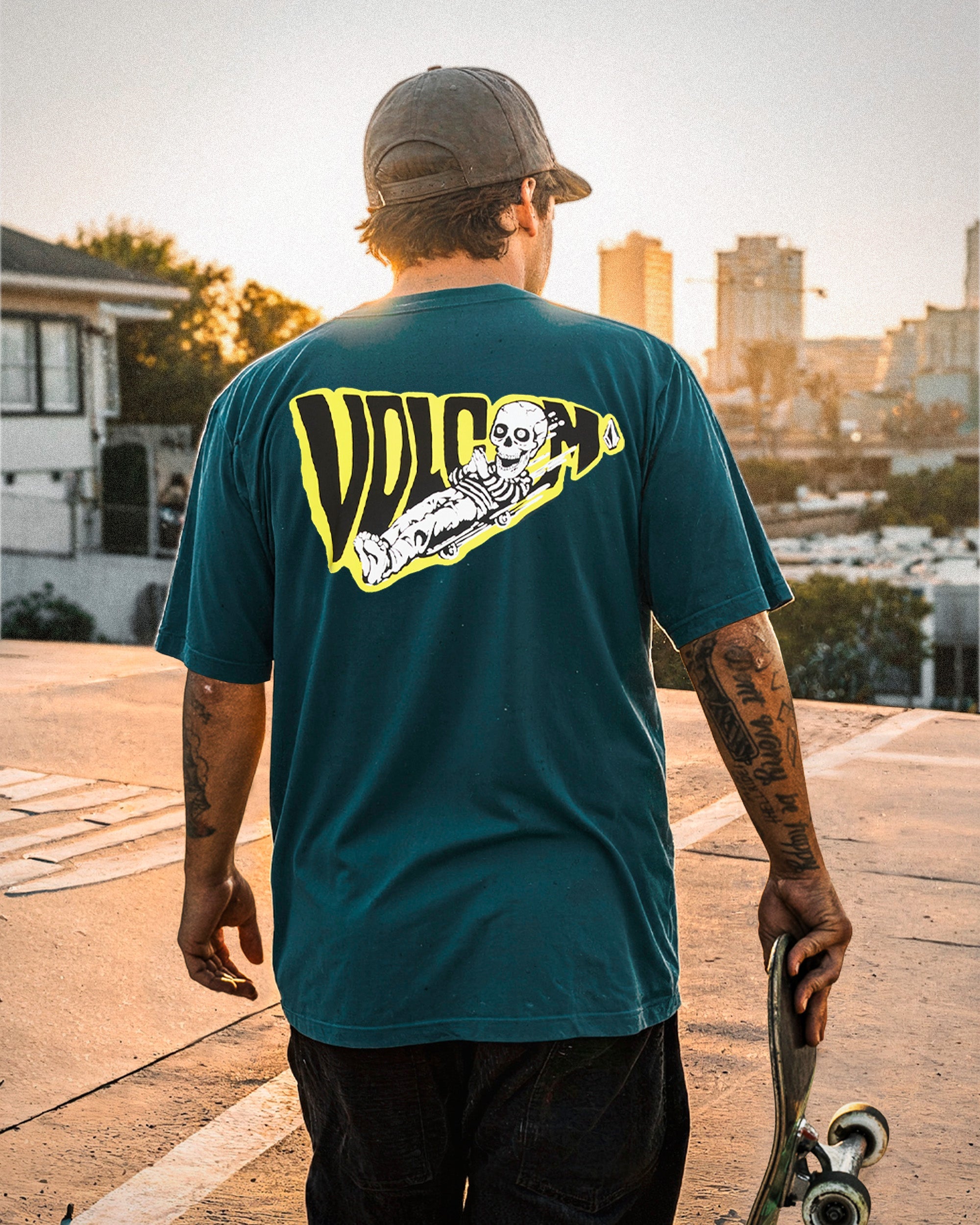 [Alexandros] EVENT LIMITED TEE［afoc.ver］ Alix Coffin T-Shirt - Rifle Green - Men - Volcom EU – Volcom
