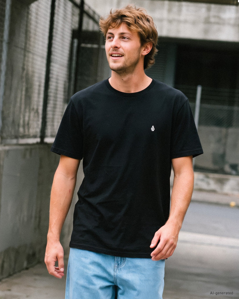 Stone Blanks T-Shirt - Black