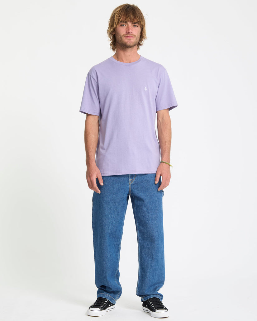 Stone Blanks T-Shirt - Purple Ash