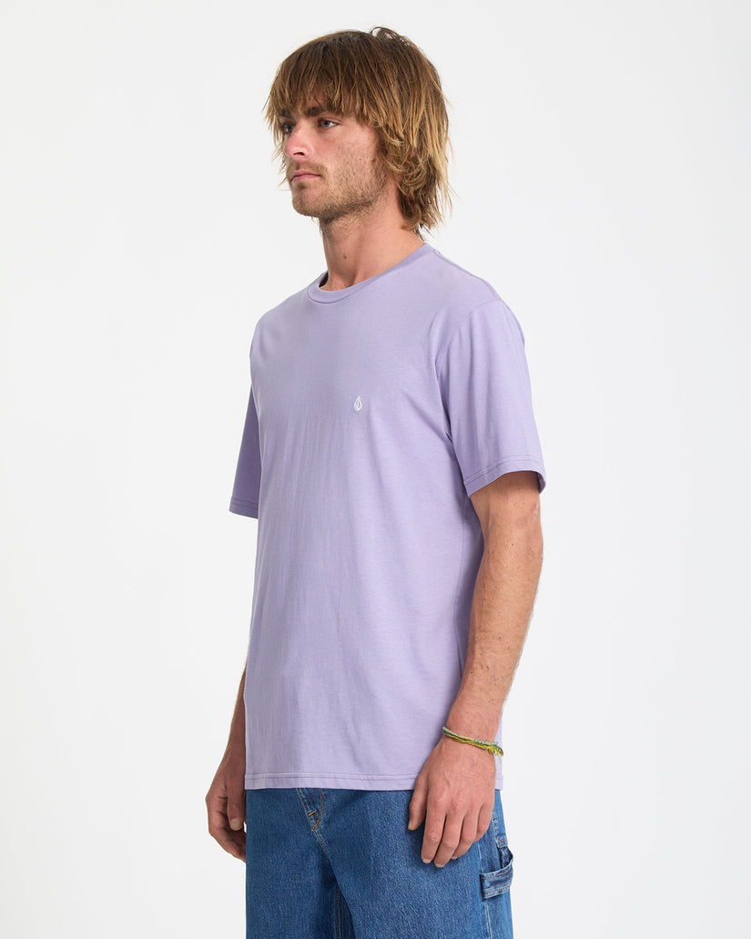 Stone Blanks T-Shirt - Purple Ash