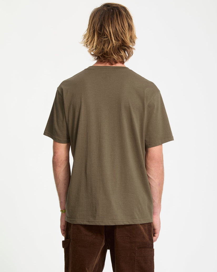 Stone Blanks T-Shirt - Sage Leaf