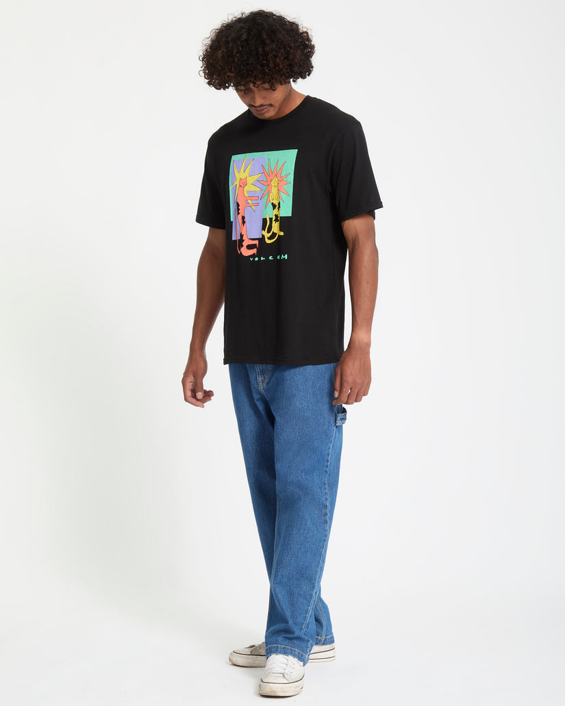 Longo Cats T-Shirt - Black
