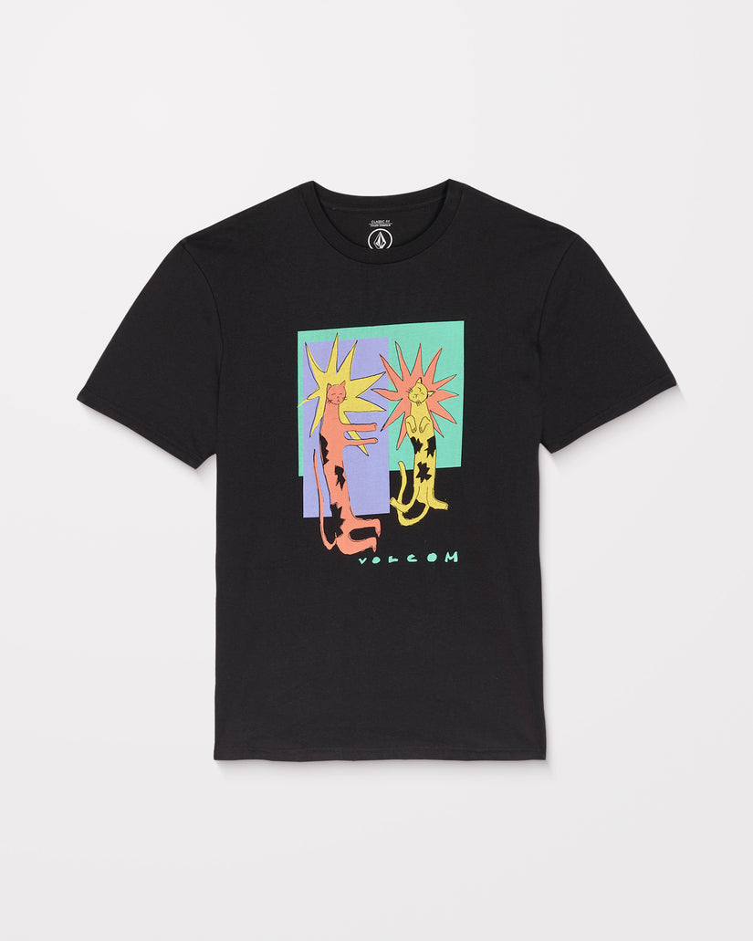 Longo Cats T-Shirt - Black