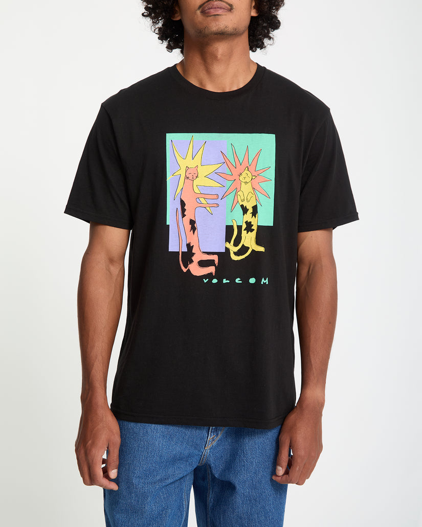 Longo Cats T-Shirt - Black