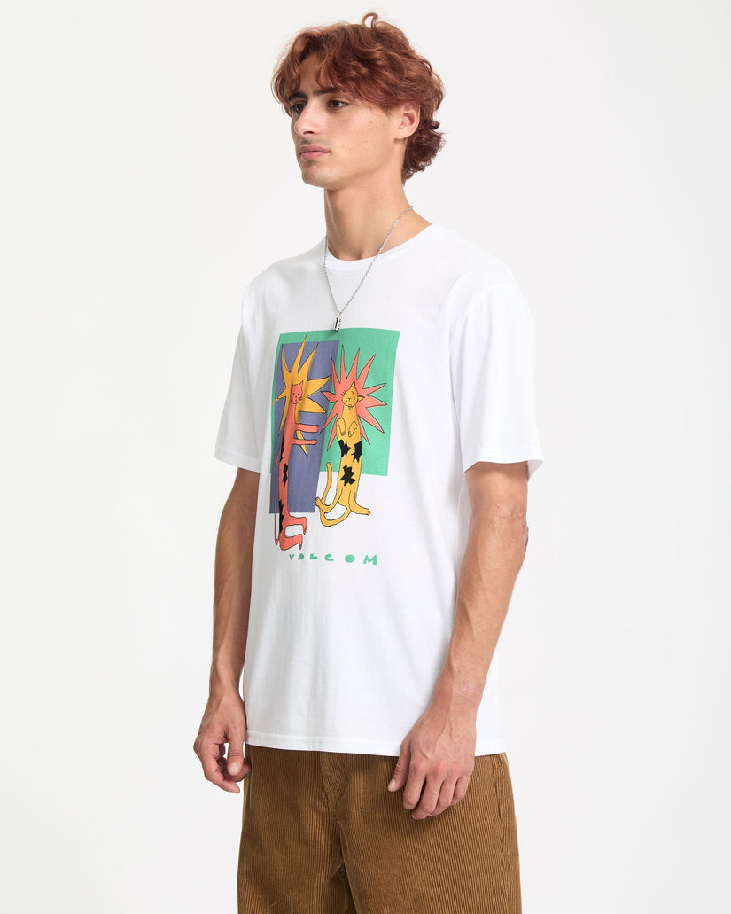 Longo Cats T-Shirt - White