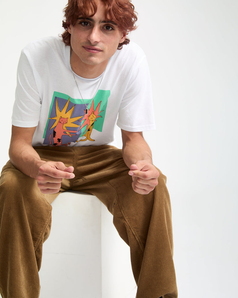 Longo Cats T-Shirt - White