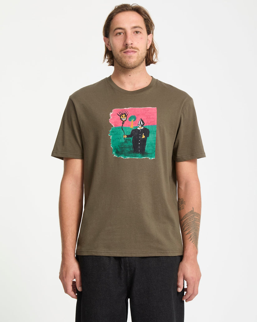 Issam T-Shirt - Sage Leaf