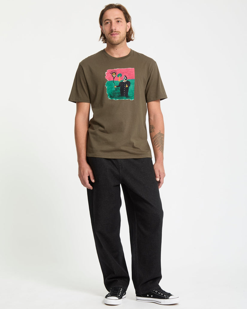 Issam T-Shirt - Sage Leaf