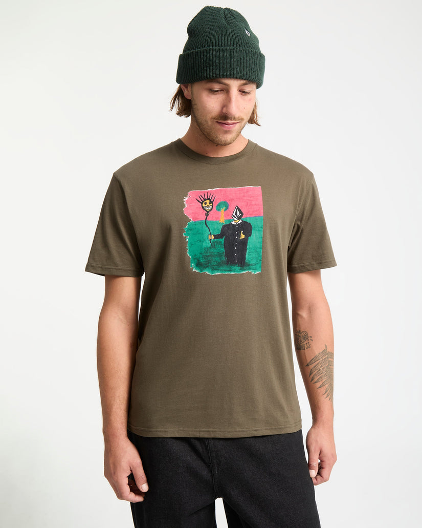 Issam T-Shirt - Sage Leaf