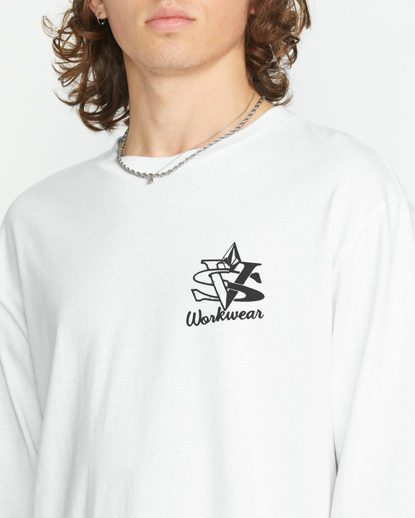 Excavator T-shirt - WHITE