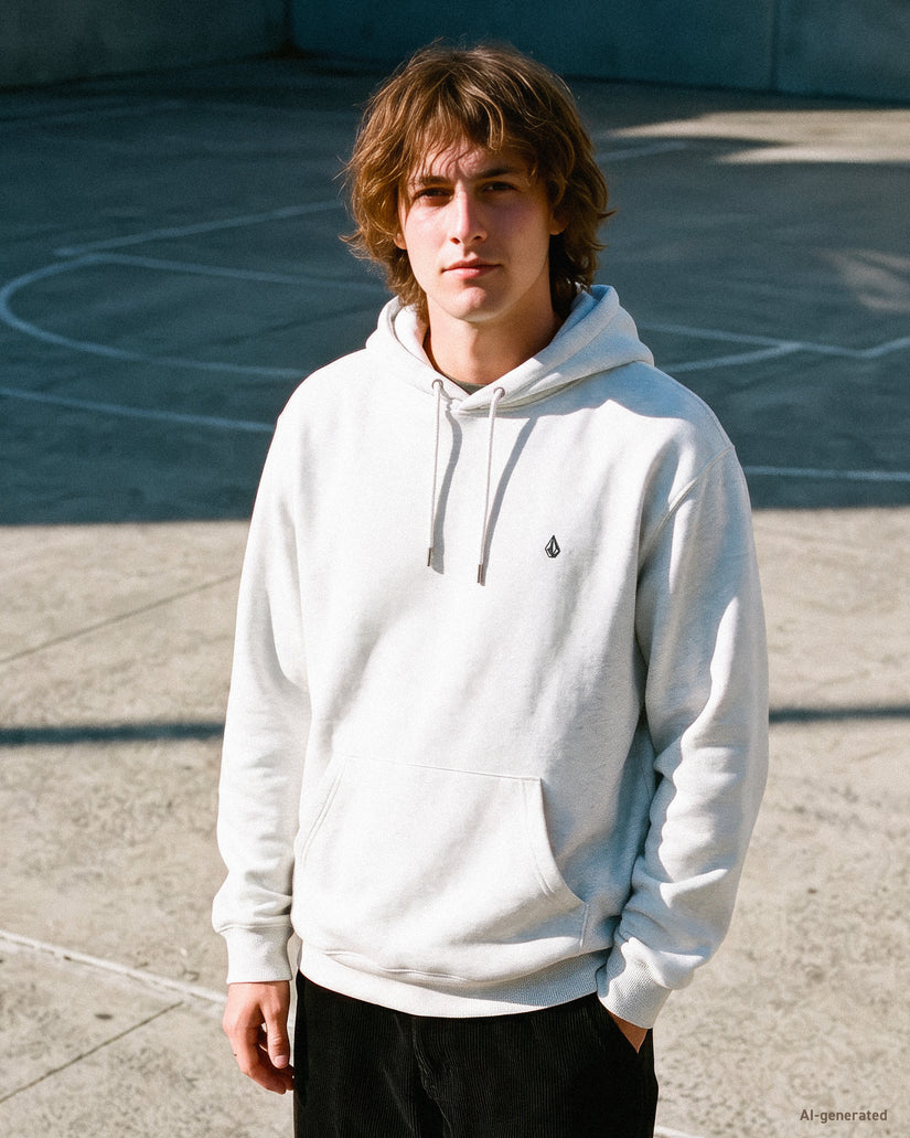 Single Stone Hoodie - Bone Heather