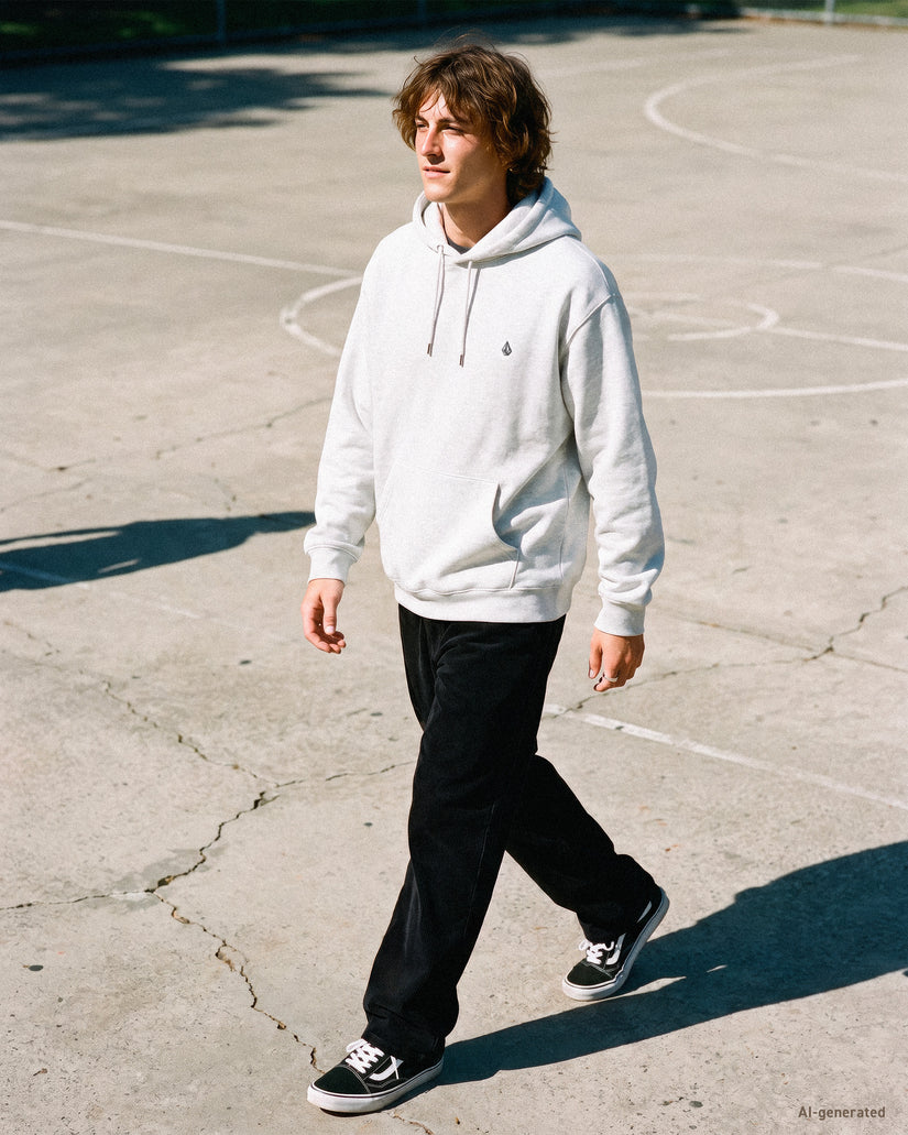 Single Stone Hoodie - Bone Heather
