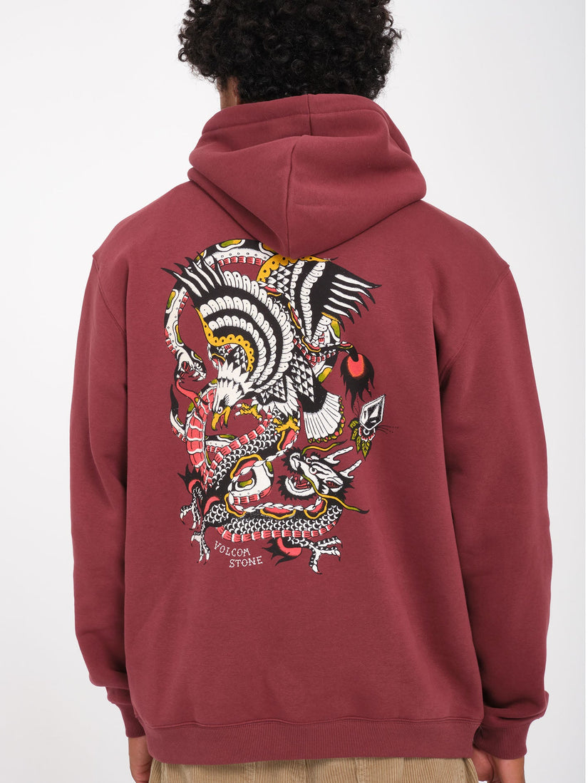 Lintell Classic Hoodie - Merlot