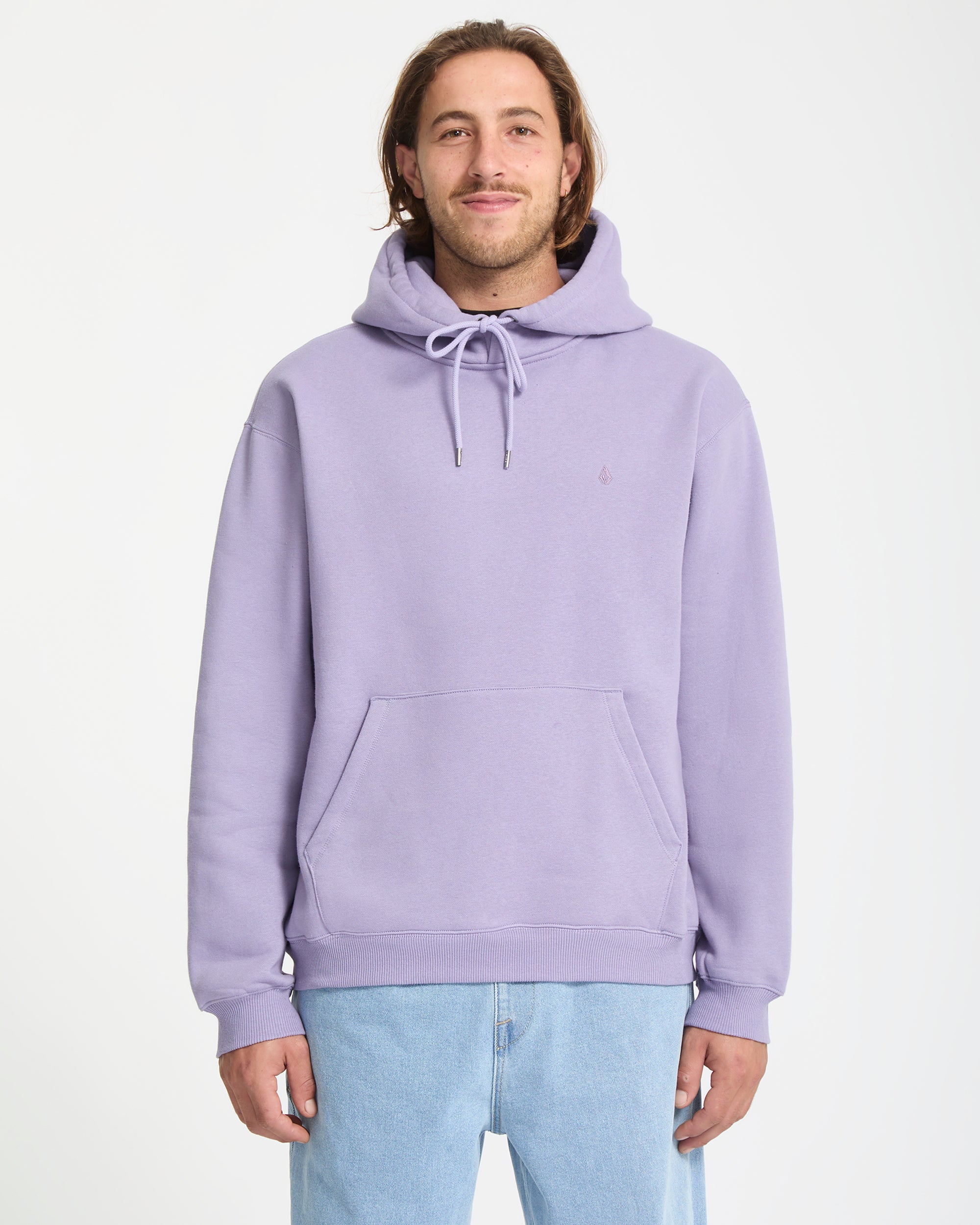 VOLCOM フード付きパーカー US/EU S パープル Single Stone Hoodie - Purple Ash - Men - Volcom EU – Volcom Europe