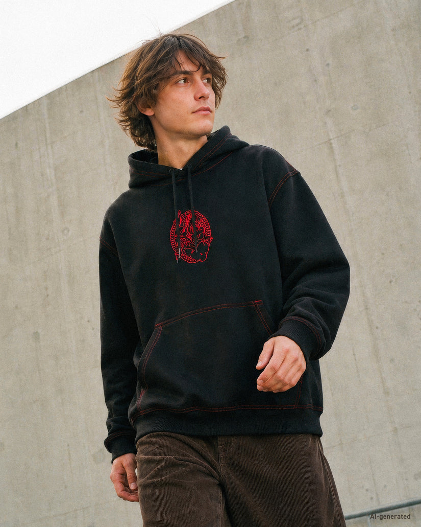 For The Stone Hodie - Black
