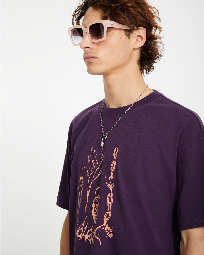 Poetic Dess T-shirt - GRAPE ROYALE