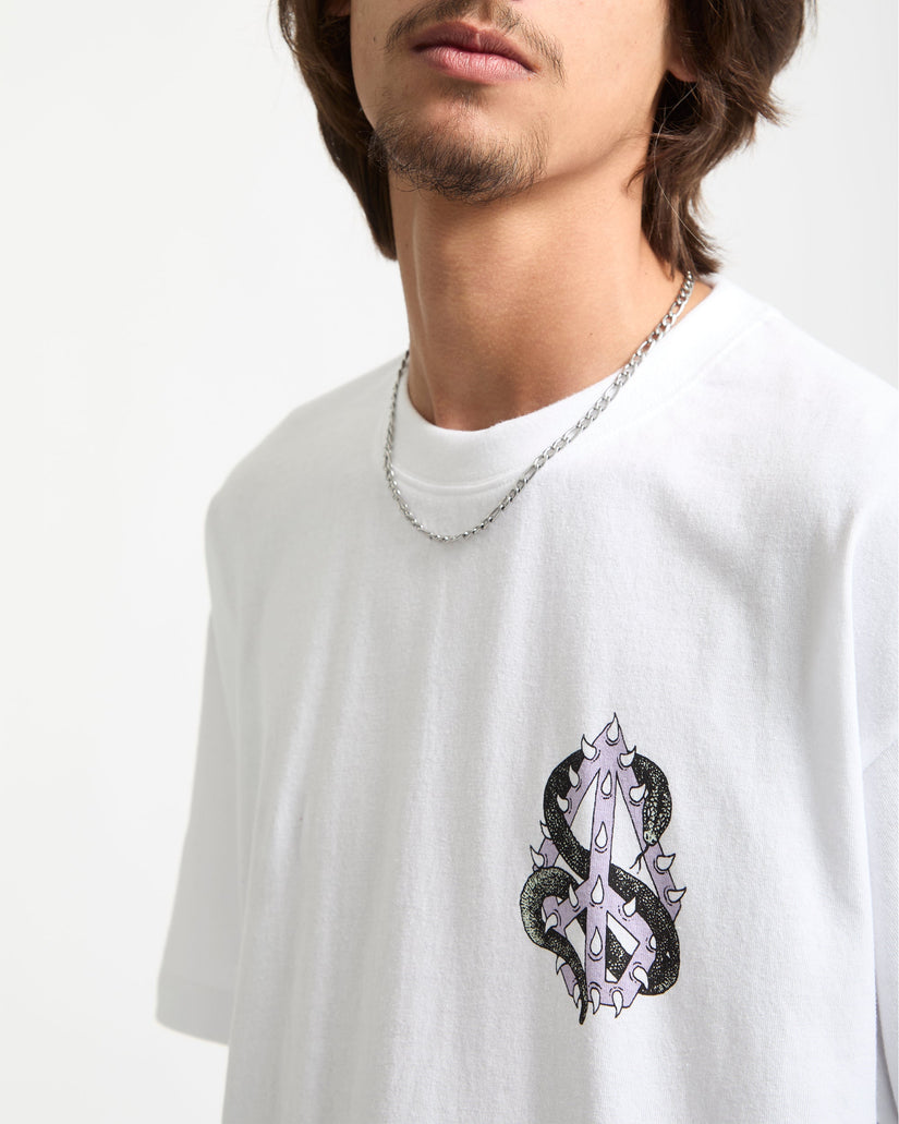Snake Peace T-Shirt - White
