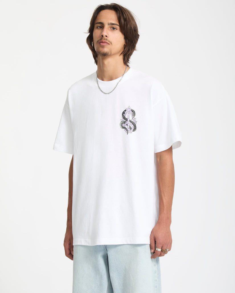 Snake Peace T-Shirt - White