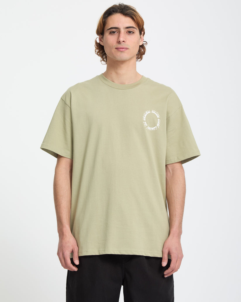 Round Out T-Shirt - Green Tea