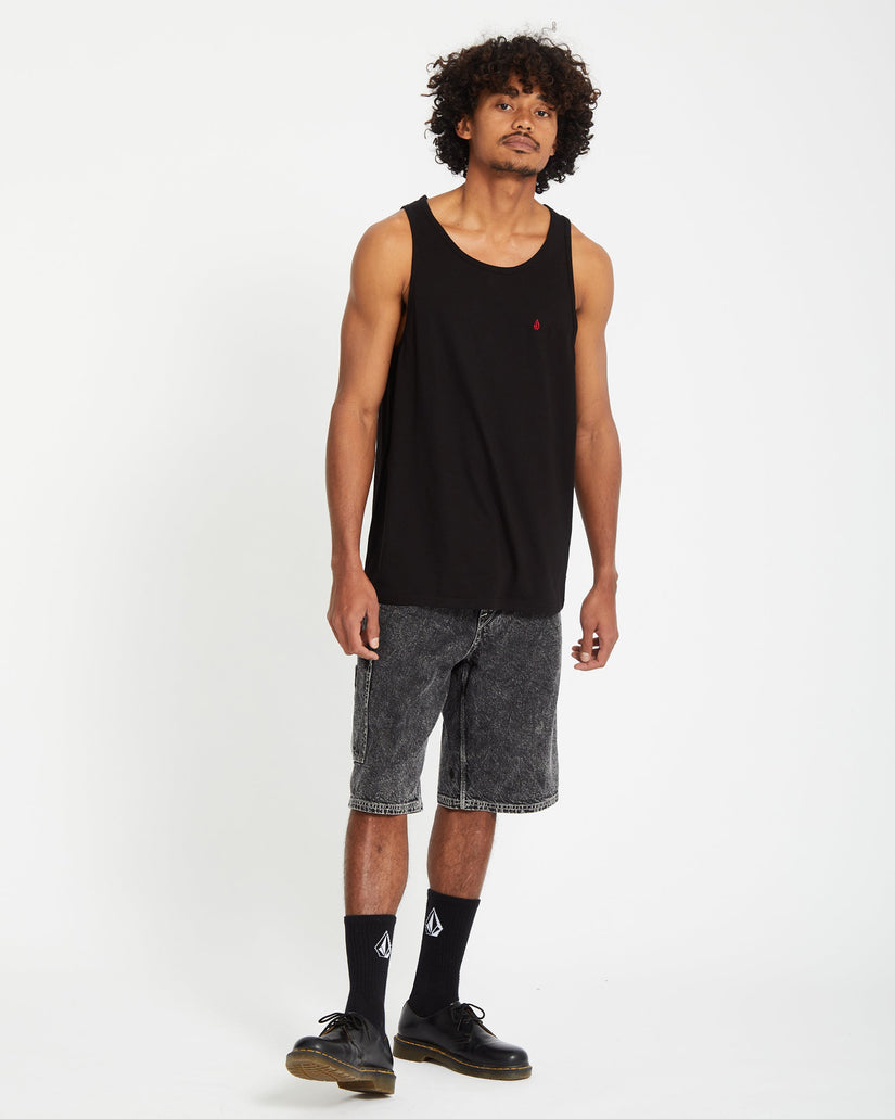 Stone Blanks Tank Top - BLACK