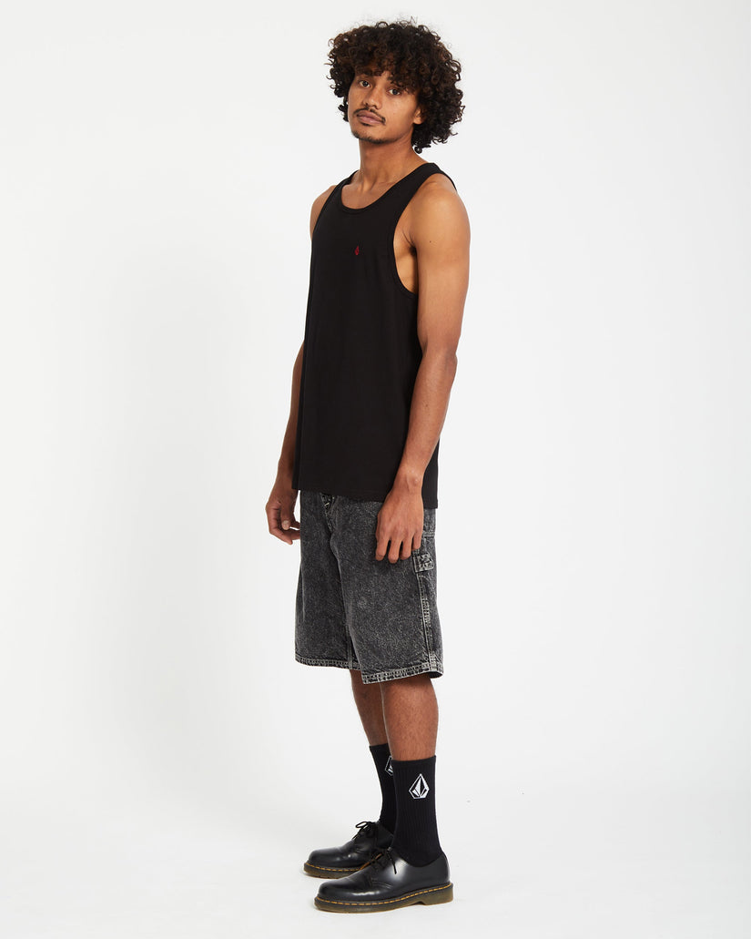 Stone Blanks Tank Top - BLACK