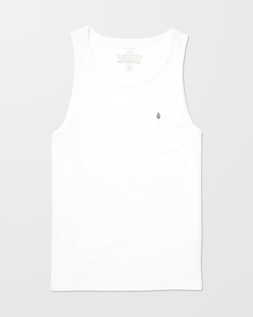 Stone Blanks Tank Top - White