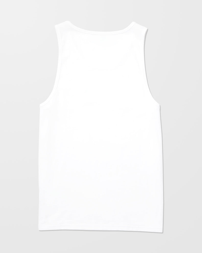 Stone Blanks Tank Top - White