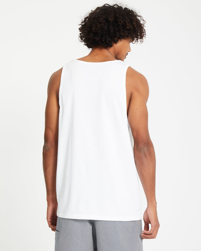 Stone Blanks Tank Top - White