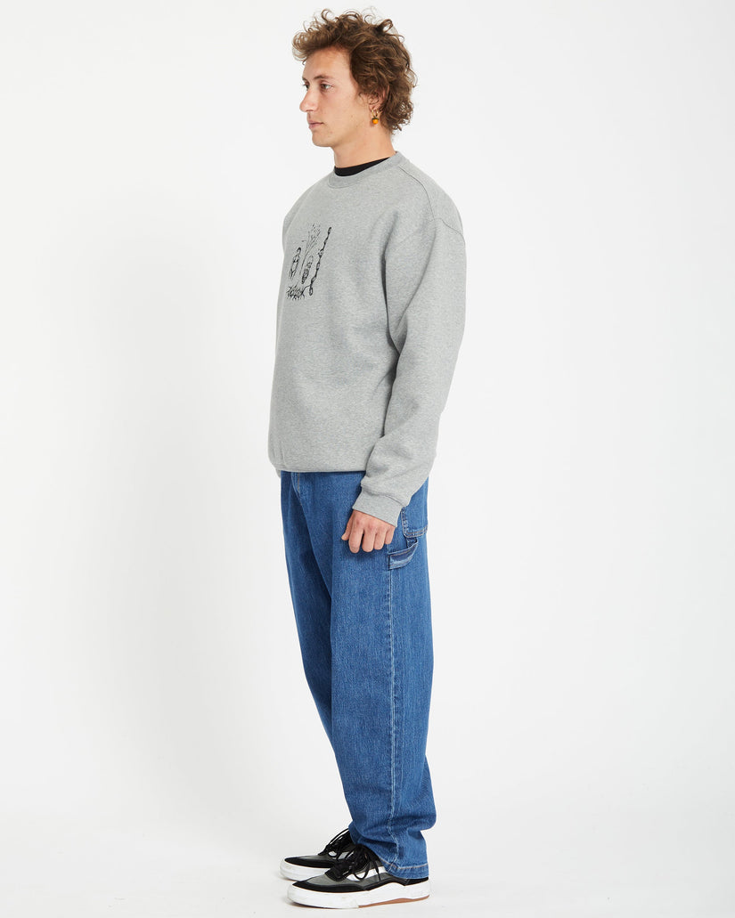 Noder Sweatshirt - HEATHER GREY