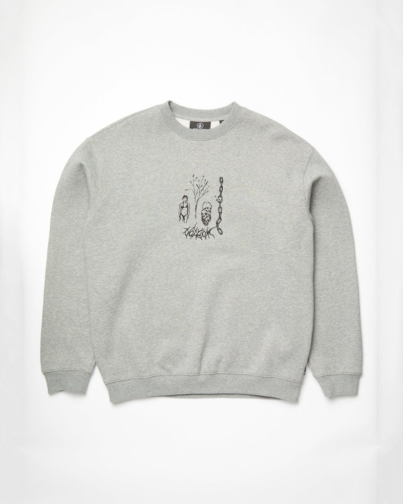 Noder Sweatshirt - HEATHER GREY