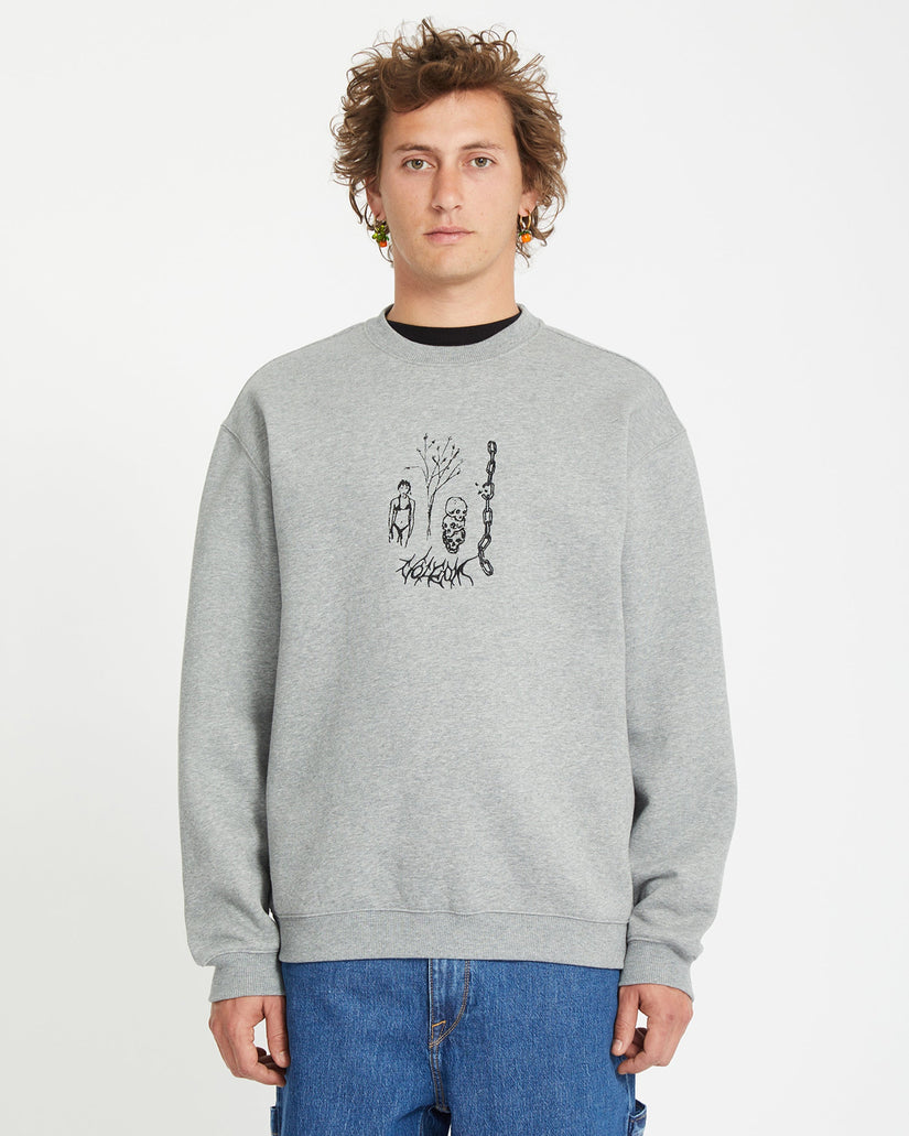 Noder Sweatshirt - HEATHER GREY