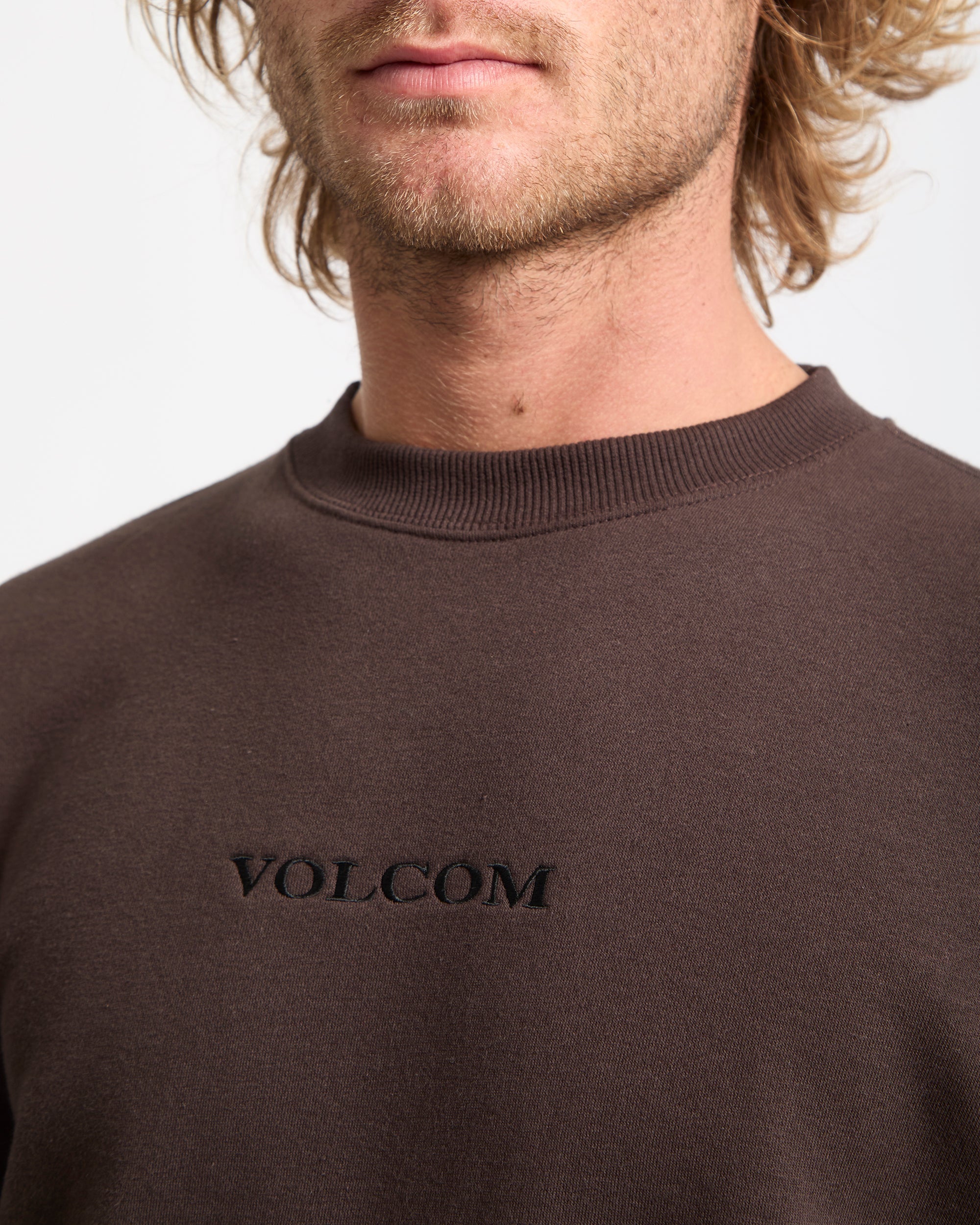 Volcom Stone Sweatshirt - Cacao - Men - Volcom EU – Volcom United