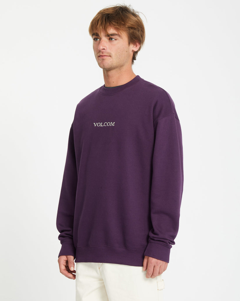 Volcom Stone Sweatshirt - GRAPE ROYALE
