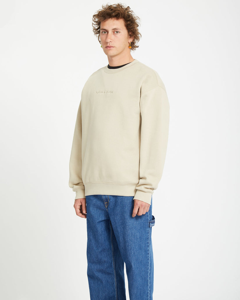 Volcom Stone Sweatshirt - LIGHT KHAKI