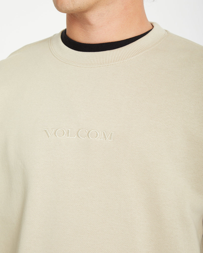 Volcom Stone Sweatshirt - LIGHT KHAKI