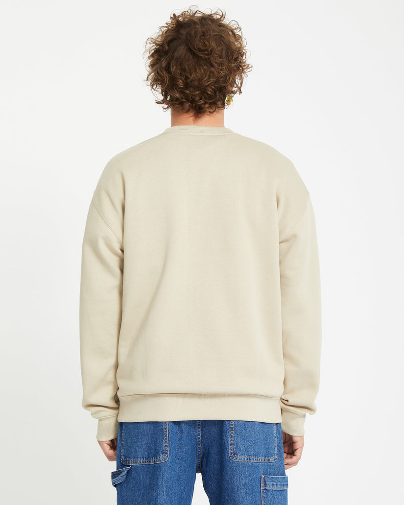 Volcom Stone Sweatshirt - LIGHT KHAKI