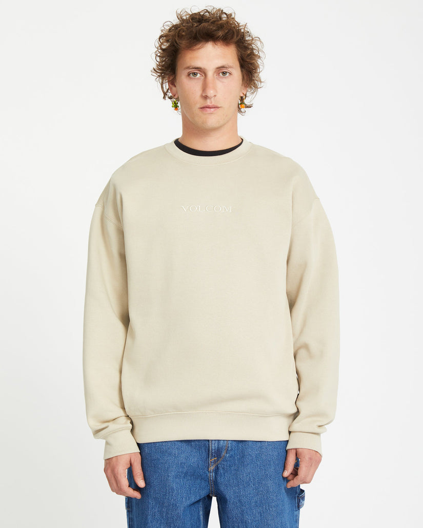 Volcom Stone Sweatshirt - LIGHT KHAKI