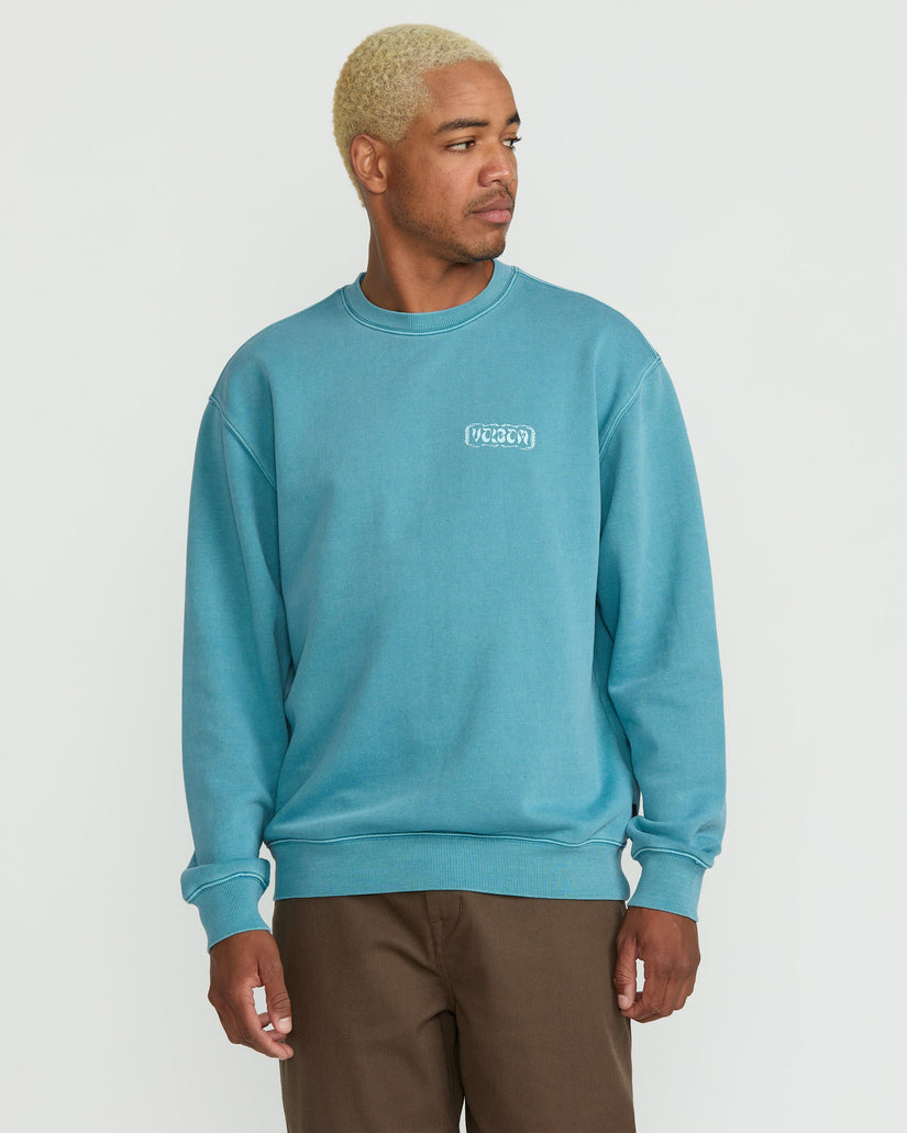 Terry Stoned Sweatshirt - Used Blue