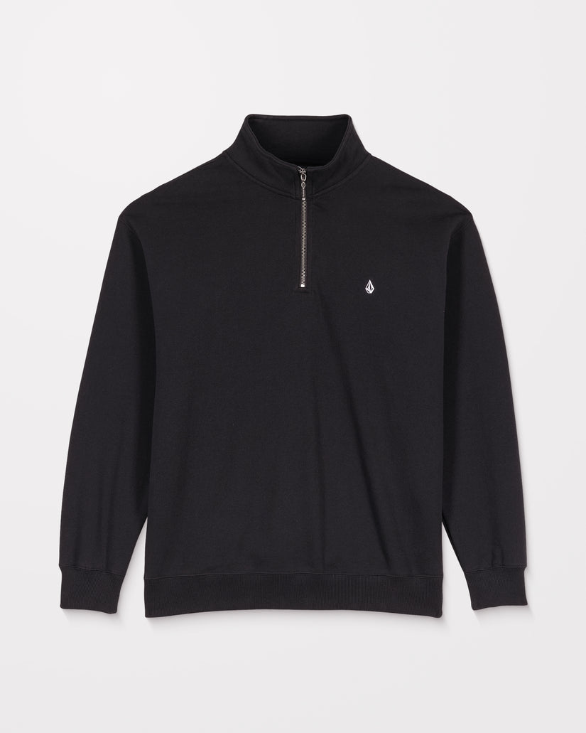 Single Stone Zip Sweatshirt - Black