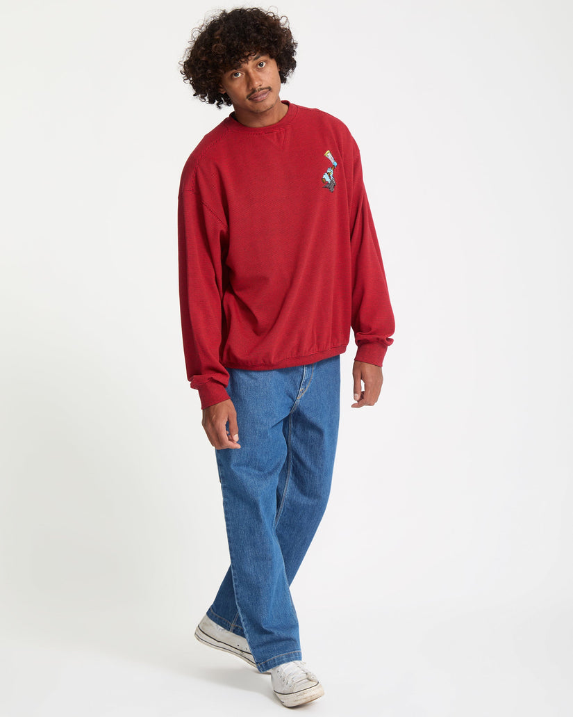 J.J. Villard Sweatshirt - Lifeguard Red