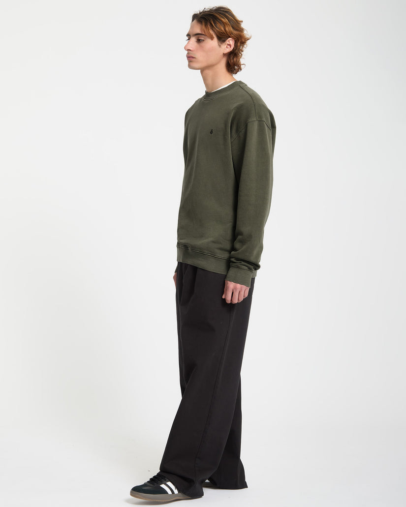 Single Stone Sweatshirt - Dark Olive