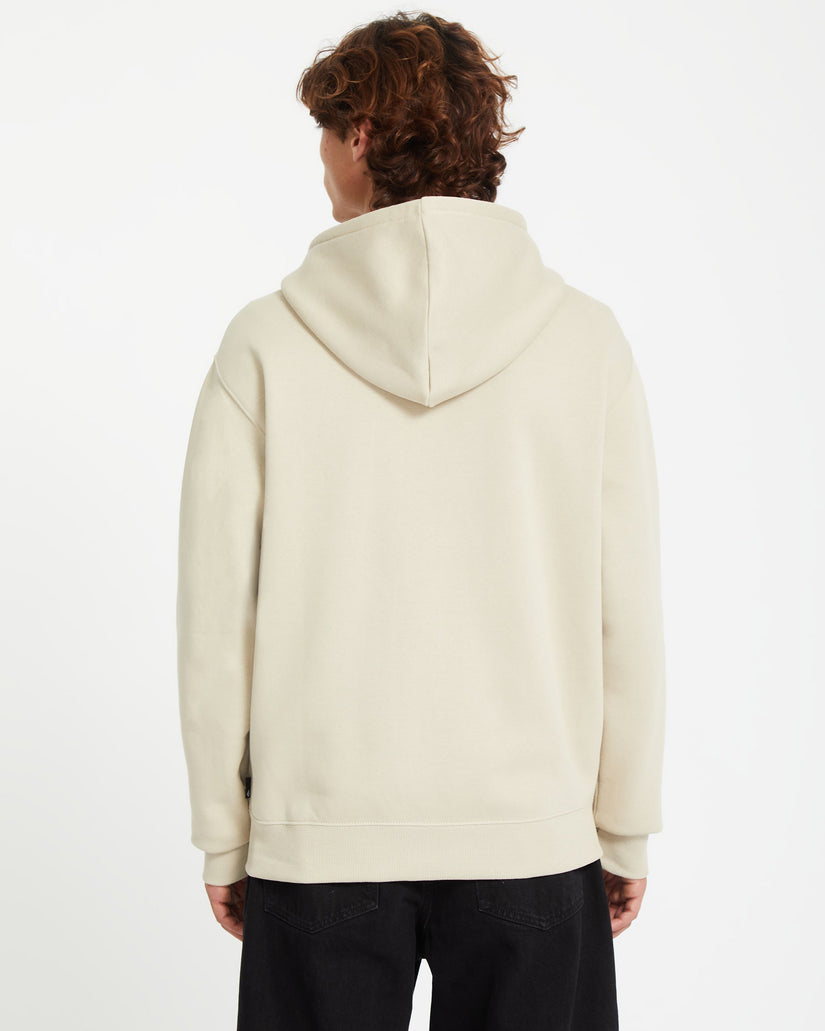 Single Stone Full Zip Hoodie - LIGHT KHAKI