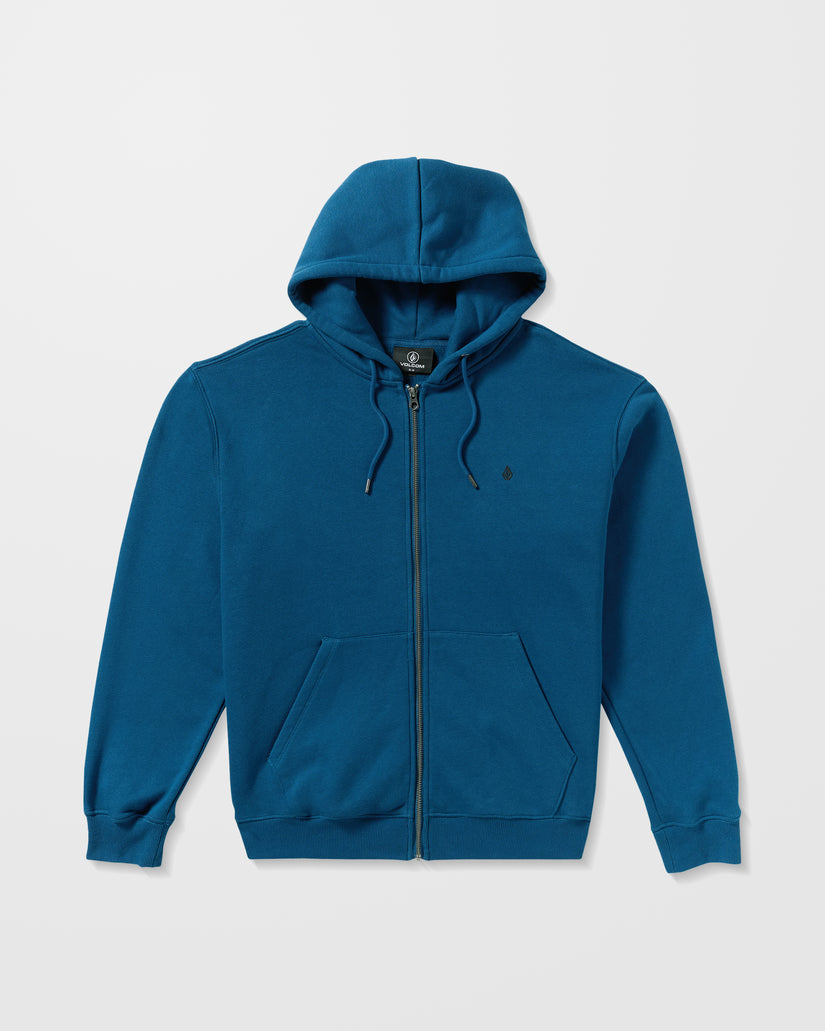 Single Stone Zip Hoodie - Cosmic Blue