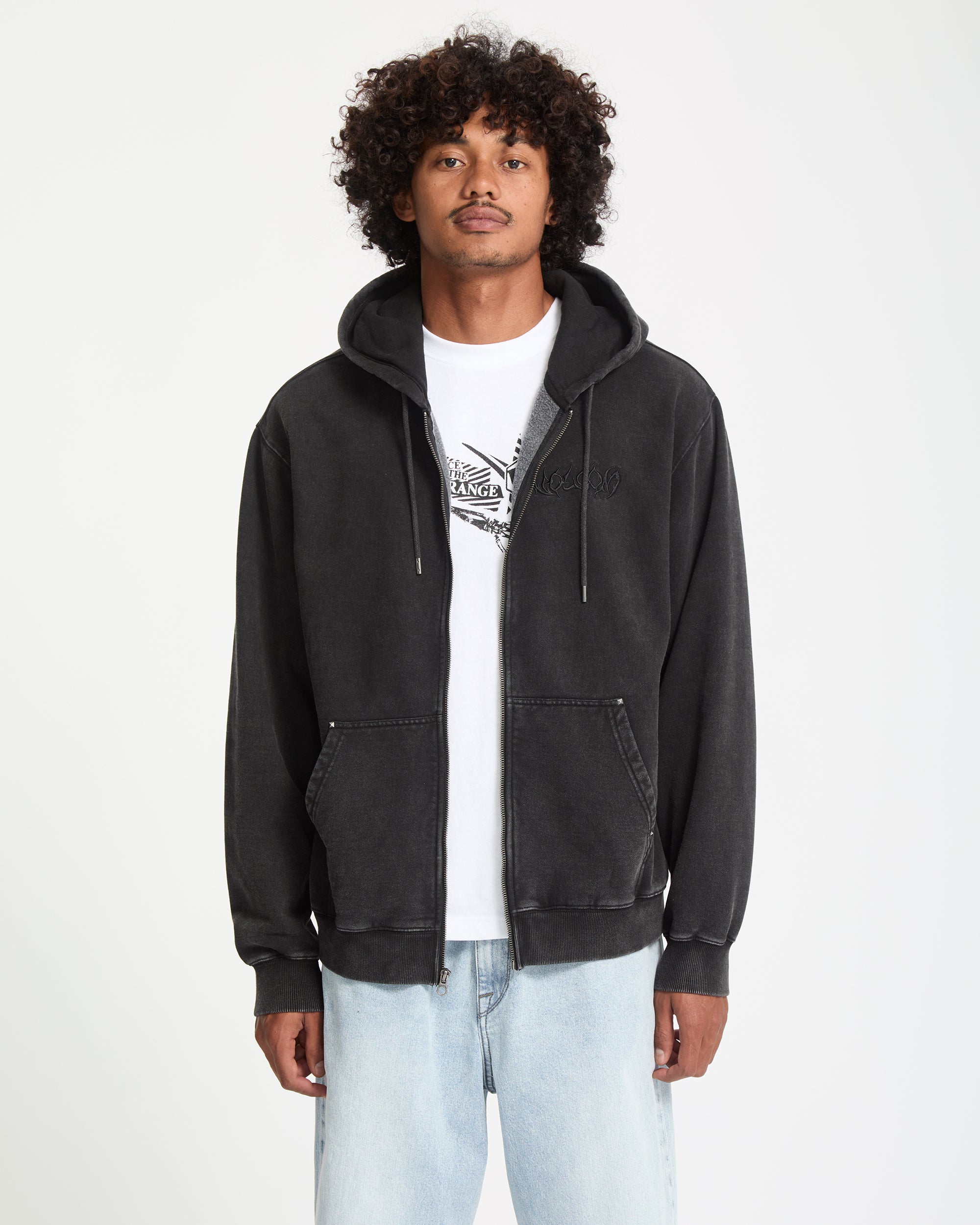 Studder Zip Hoodie - Black - Men - Volcom EU – Volcom Europe